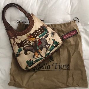 Isabella Fiore Slim Cowboy Beaded Handbag